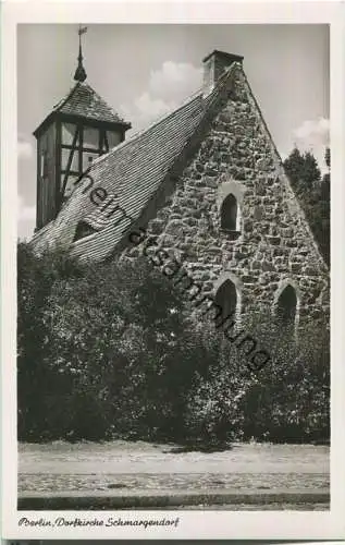 Berlin-Schmargendorf - Dorfkirche - Foto-Ansichtskarte - Verlag Kunst und Bild Berlin 50er Jahre