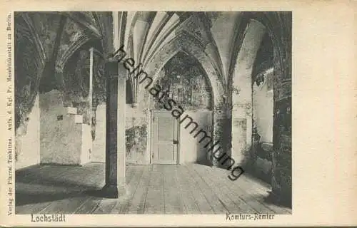 Lochstädt - Ordensburg Komturs-Remter 1910