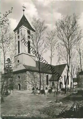 Berlin-Rudow - Dorfkirche - Foto-AK - Verlag Kunst und Bild Berlin 60er Jahre