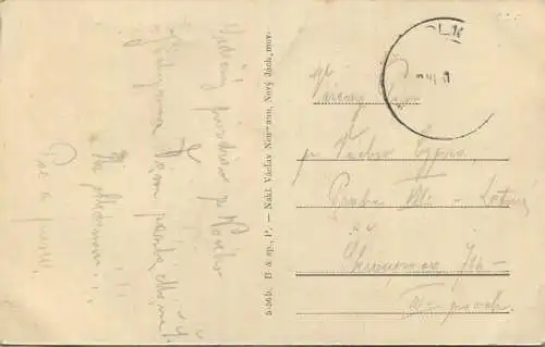 Vjezd do dolu - Prazske zelezarske spolecnosti v Novem Jachymove - Eingang zum Bergwerk - Verlag Vaclav Neumann Novy Jac