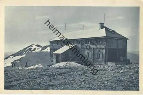Fischerhütte am Kaiserstein - Hochschneeberg 1929