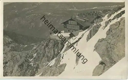 Eisenbahn-Hotel - Hochschneeberg - Foto-AK gel. 1912