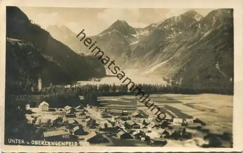 Unter- und Oberlängenfeld - Foto-AK - Verlag Much Heiss Innsbruck gel. 1943