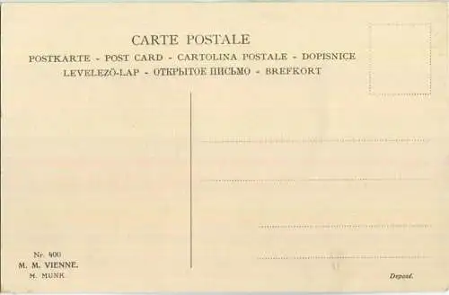 Frau mit Mohnblume - signiert Ellka - Verlag M. Munk Vienne