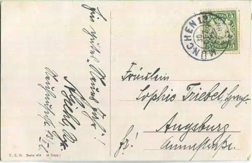 Postkutsche - signiert L. v. Senger