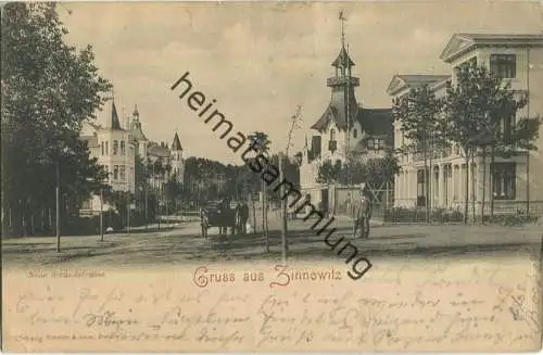 Gruss aus Zinnowitz - Neue Strandstrasse - Verlag Römmler & Jonas Dresden