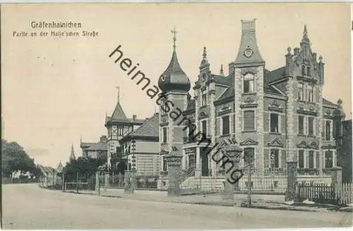 Gräfenhainichen - Partie an der Halleschen Straße - Verlag Ernst Brünig Gräfenhainichen