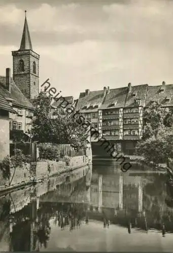 Erfurt - Krämerbrücke - Foto-AK Großformat - Verlag Gebr. Garloff KG Magdeburg