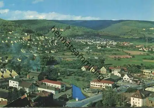 Lohr - Blick auf die Lindig-Siedlung AK Grossformat - Verlag Hans Halbig Lohr