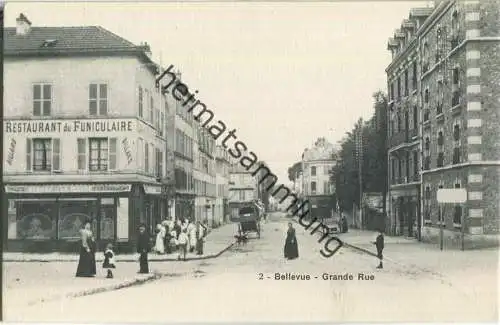 Meudon - Bellevue - Grande Rue  - Verlag A. Breger Freres