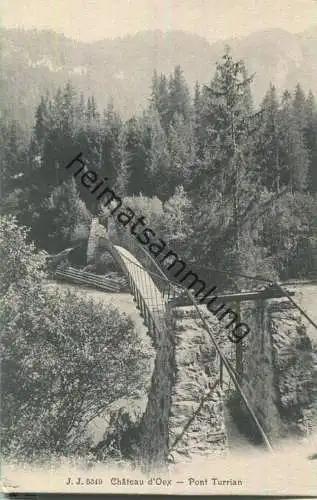 Chateau d'Oex - Pont Turrian - Verlag Jullien freres Geneve