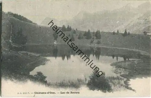 Chateau d'Oex - lac de Rettau - Verlag Jullien freres Geneve
