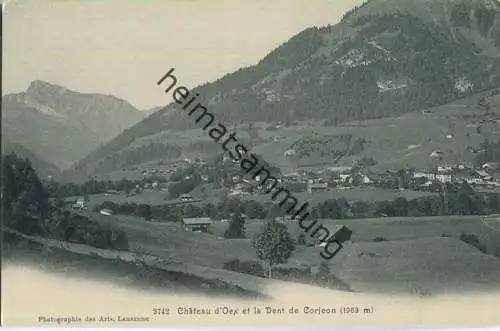 Chateau d'Oex et le Dent de Corjeon  - Photographie des Arts Lausanne