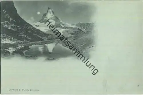 Le Cervin - Matterhorn - Verlag F. Payot Lausanne