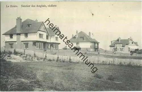 Knokke-Heist - Le Zoute - Sentier des Anglais - chalets