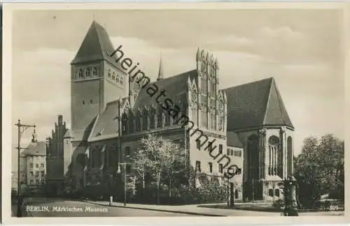 Berlin - Märkisches Museum - Foto-Ansichtskarte - Verlag Conrad Junga Berlin ca. 1930