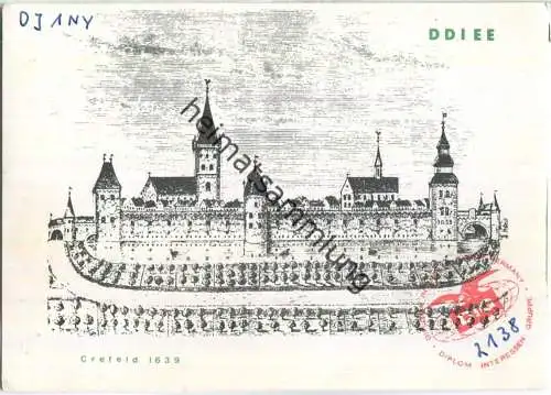 QSL - QTH - Funkkarte - DDIEE - Krefeld