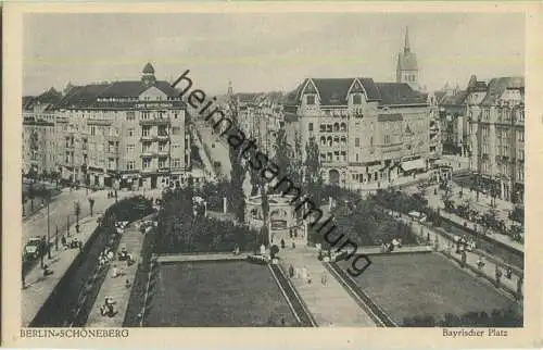 Berlin-Schöneberg - Bayrischer Platz - Verlag J. Goldiner Berlin 30er Jahre