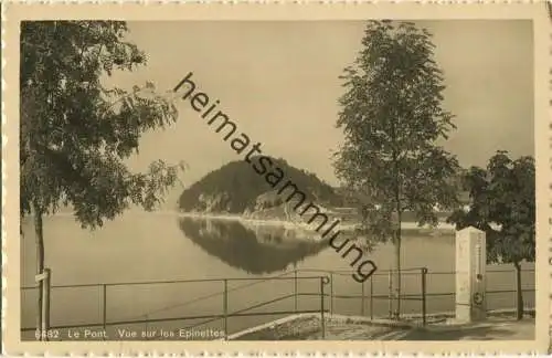 Le Pont - Vue sur les Epinettes - Edition Phototypie Co. Neuchatel