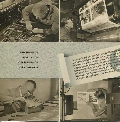 Deutschland - Sachsenverlag Dresden 1947 - Faltblatt mit 10 Abbildungen