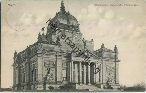 Görlitz - Oberlausitzer Gedenkhalle Ruhmeshalle - Verlag H. Richter Zittau