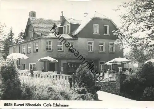 Bärenfels - Café Edelmann - Foto-AK Großformat - Verlag Photo-Eulitz Radeburg