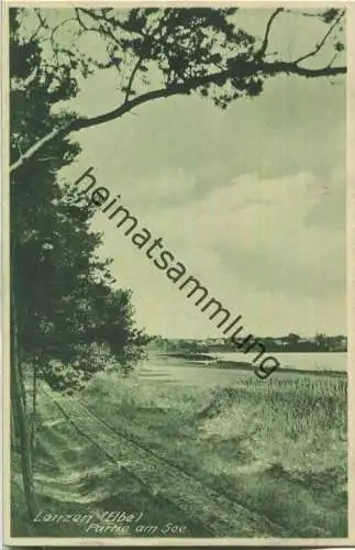 Lenzen an der Elbe - Partie am See - Verlag G. Mertens Lenzen 20er Jahre