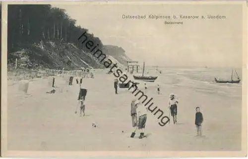 Kölpinsee auf Usedom - Badestrand - Verlag Julius Simonsen Oldenburg