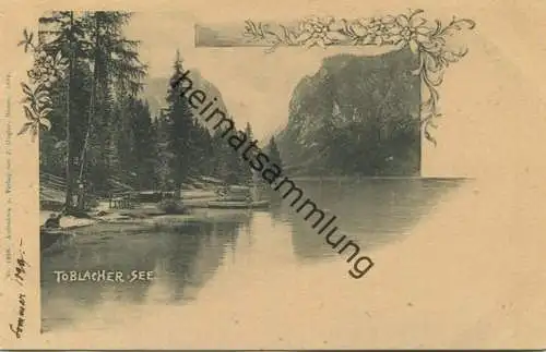 Toblacher See - Sommer 1899