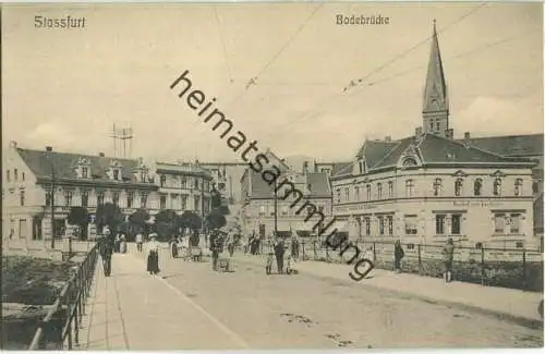 Stassfurt - Bodebrücke - Verlag Carl H. Odemar Magdeburg 20er Jahre