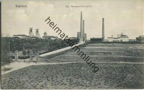 Staßfurt - Berlepschschacht - Verlag Carl H. Odemar Magdeburg 20er Jahre