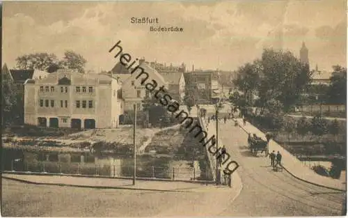 Stassfurt - Bodebrücke - Verlag Carl H. Odemar Magdeburg 20er Jahre