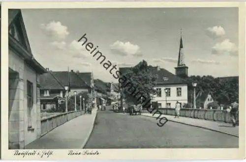 Neustadt-Holstein - Neue Brücke - Foto-Ansichtskarte - Verlag Julius Simonsen Oldenburg 40er Jahre