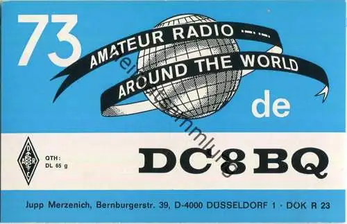 QSL - QTH - Funkkarte - DC8BQ - Düsseldorf