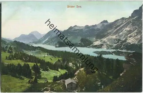Silser See - Verlag Engadin Press Co. Samaden 20er Jahre