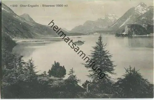 Ober-Engadin - Silsersee - Edition Photoglob Zürich 20er Jahre