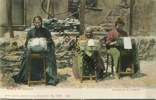 Lavoratrici al Tombolo - Riviera di Levante