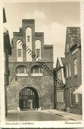 Neustadt-Holstein - Kremper Tor - Foto-Ansichtskarte - Verlag Hans Andres Hamburg 40er Jahre