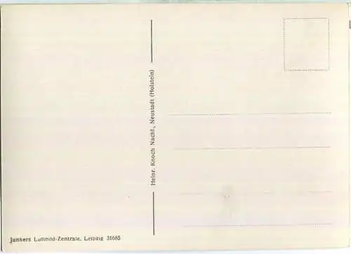 Neustadt - Holstein - Fliegeraufnahme - Landesheilanstalt - Verlag Heinr. Knoch Neustadt 40er Jahre