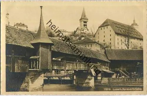 Luzern - Spreuerbrücke - Foto-AK - Verlag Wehrli AG Kilchberg