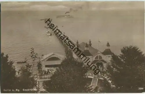 Sellin auf Rügen - Seebrücke - Verlag H. Rubin & Co. Dresden