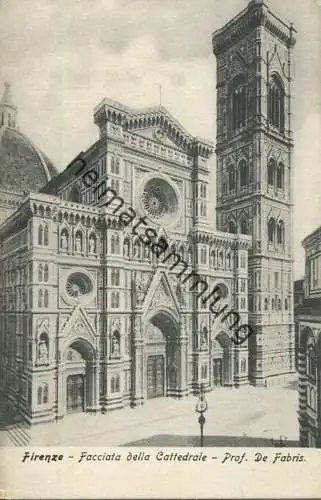 Firenze - Facciata della Cattedrale - Prof. De Fabris