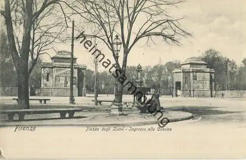 Firenze - Piazza degli Zuavi - Ingresso alle Cascine