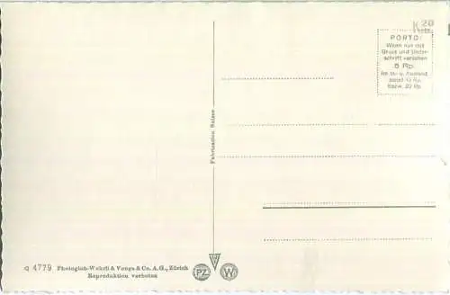 Wädenswil - Kirchengemeindehaus - Foto-Ansichtskarte - Verlag Photoglob-Wehrli & Vouga & Co. AG Zürich 40er Jahre