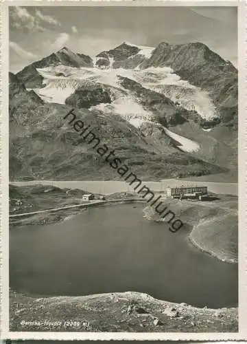 Bernina-Hospiz - Foto-Ansichtskarte Grossformat - Verlag Photoglob-Wehrli & Vouga & Co. AG Zürich