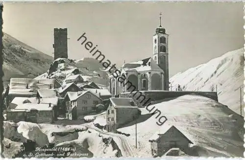 Hospenthal am St. Gotthard- und Furkapass - Foto-Ansichtskarte - Verlag Photoglob-Wehrli & Vouga & Co. AG Zürich