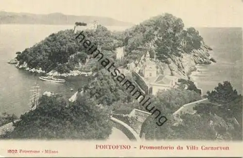 Portofino - Promontorio da Villa Carnarvon ca. 1900