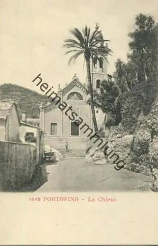 Portofino - la Chiesa ca. 1900