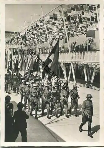 Zürich - Schweizerische Landesausstellung 1939 - Einzug in die Landesausstellung - Foto-Ansichtskarte