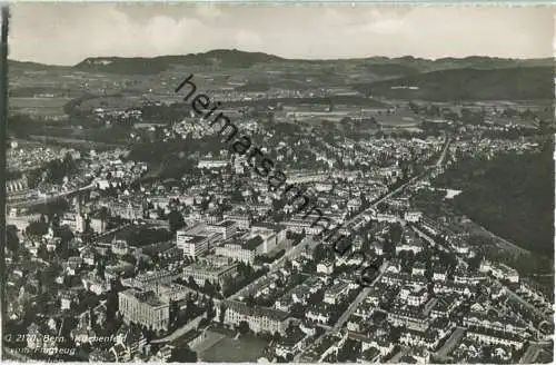 Bern - Kirchenfeld - Fliegeraufnahme - Foto-Ansichtskarte - Edit. Franco-Suisse Bern - Militärsache